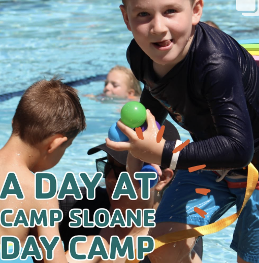 A day at Camp Sloane Day Camp — pool games