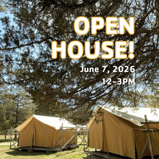 Open House — June 7, 2026, 12–3PM at Camp Sloane